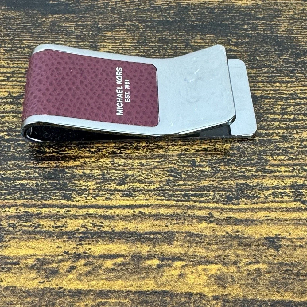 Michael Kors‎ Leather Inlay Money Clips- HARD TO FIND